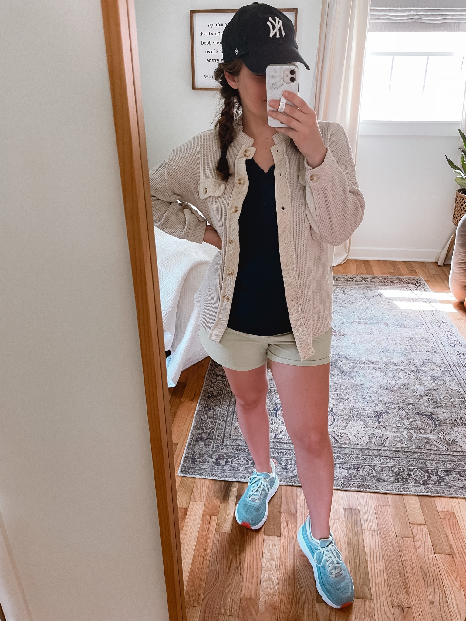 Postpartum outfit 🫶🏼

wearing xs jacket. m shorts. 

#LTKbaby #LTKxPrimeDay #LTKFitness