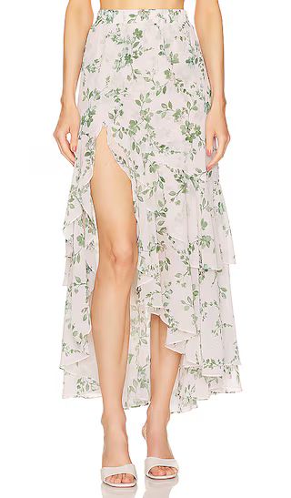 Seva Skirt in White Sage Botanica | Revolve Clothing (Global)