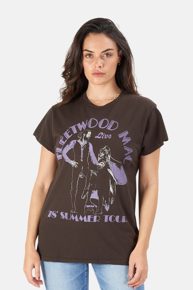 MadeWorn Fleetwood Mac '78 Tee | Blue & Cream