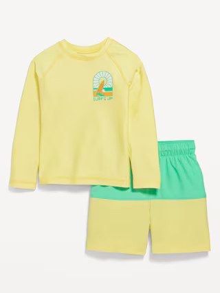 Rashguard Swim Top and Trunks for Toddler Boys | Old Navy (US)