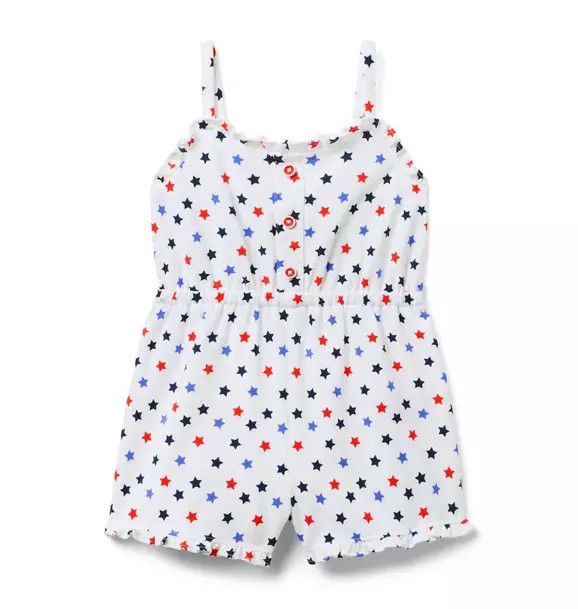 Star Ruffle Cuff Romper | Janie and Jack