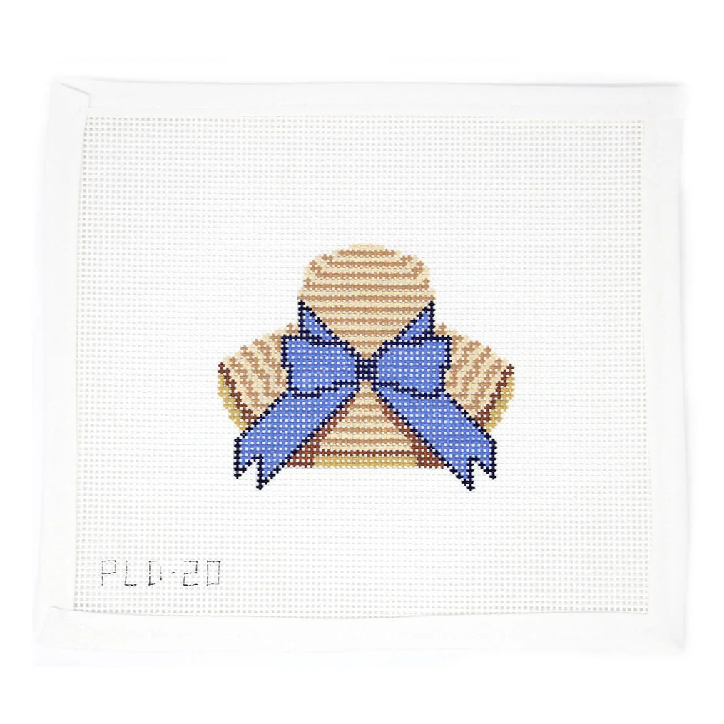 Sun Hat with Bow | Greystone Needlepoint