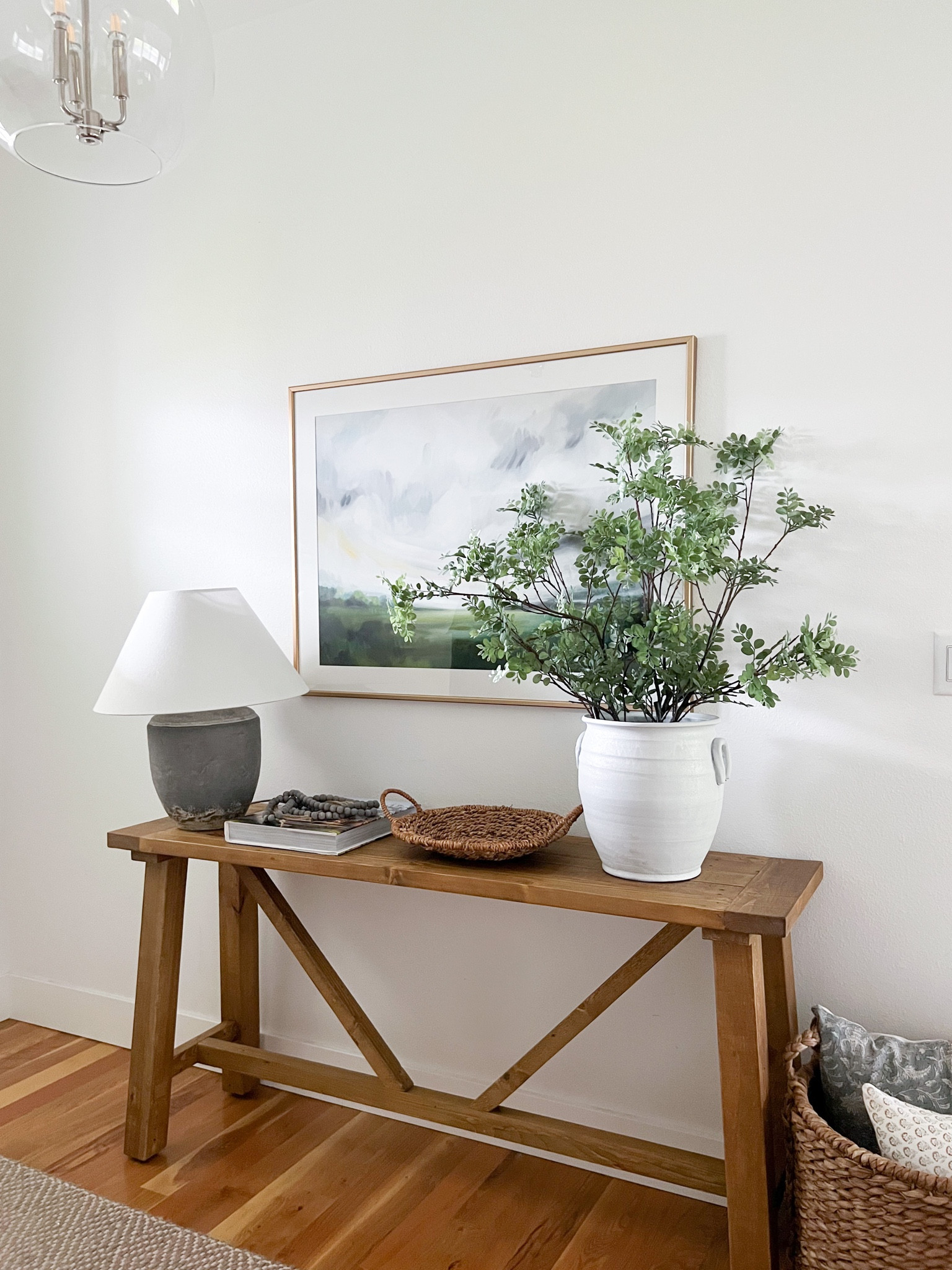 Home decor, living room decor, artificial greenery, faux stems, console table, entryway, table lamp

#LTKunder100 #LTKhome #LTKFind