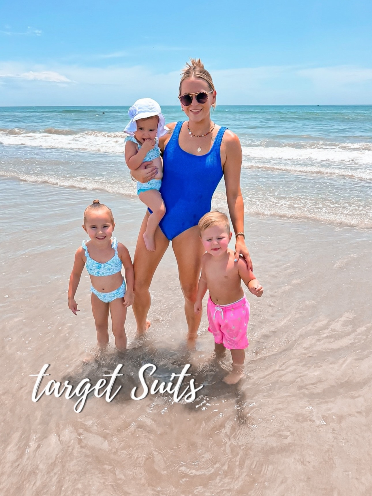 All time fav ribbed one piece! It was fabulous for postpartum and then some! It now comes in beautifully bright colors, I sized up to medium and it now doesn’t fit the bump, so maybe if you size up twice in 3rd trimester! ✨I love me a good oversized gauze coverup and pants and target is the place for it!☀️comment LINKS and I’ll send you everything you see!

TO SHOP:
-comment LINKS and I’ll see you the link
-tap link in bio then picture to shop it directly
-head to my @shop.ltk search lifestyle with kara 

#summerswim #swimsuitseason #swimsuitfashion

#LTKmomlife #LTKSeasonal #LTKootd