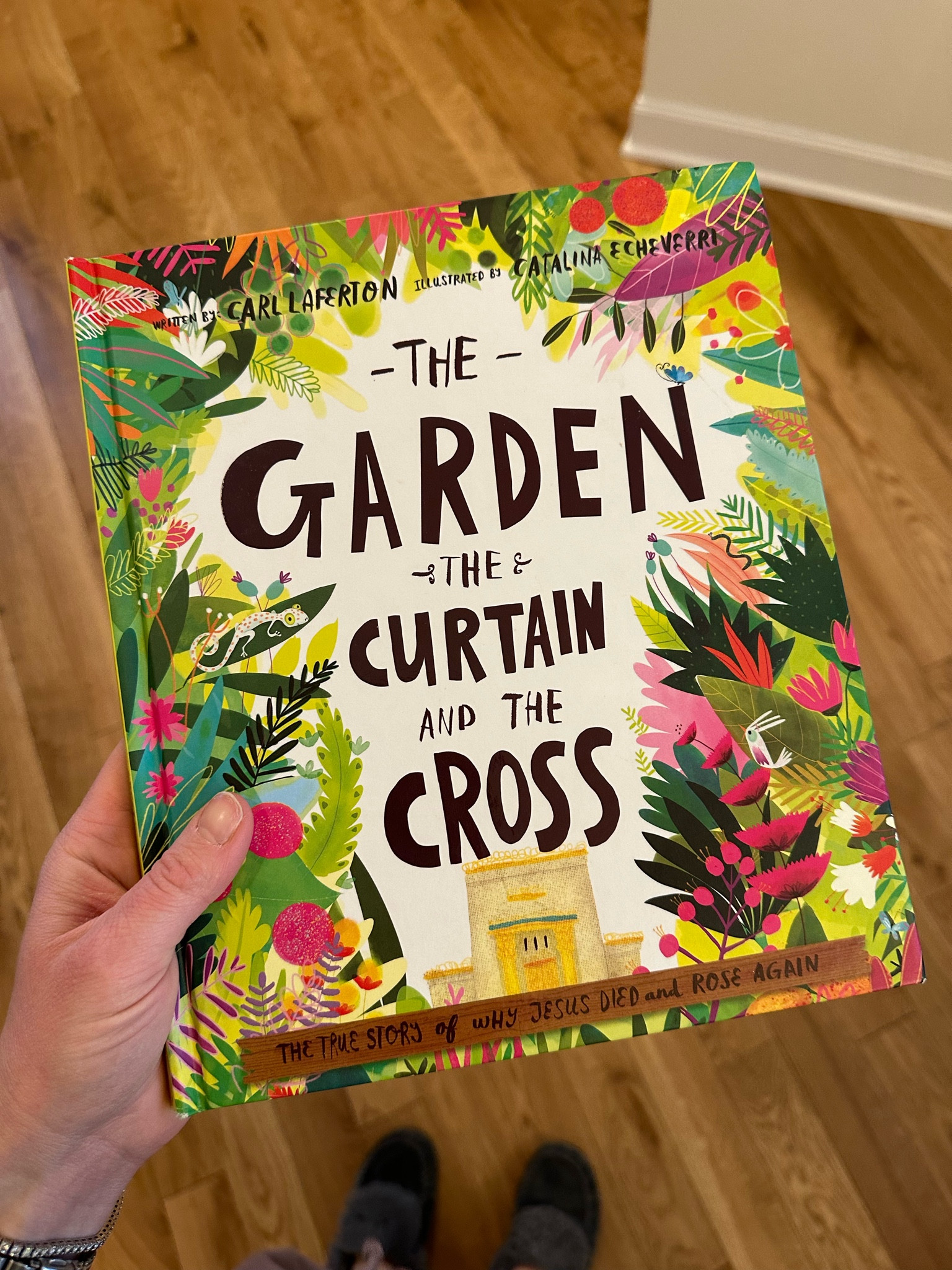 If you’re looking for a fantastic book to read to the kids to explain the significance of Easter, here it is! It weaves the entire gospel into a beautiful story and shows how Jesus is a part of it all. Also available in a board book option. One thousand stars  

#LTKkids #LTKSeasonal #LTKbaby