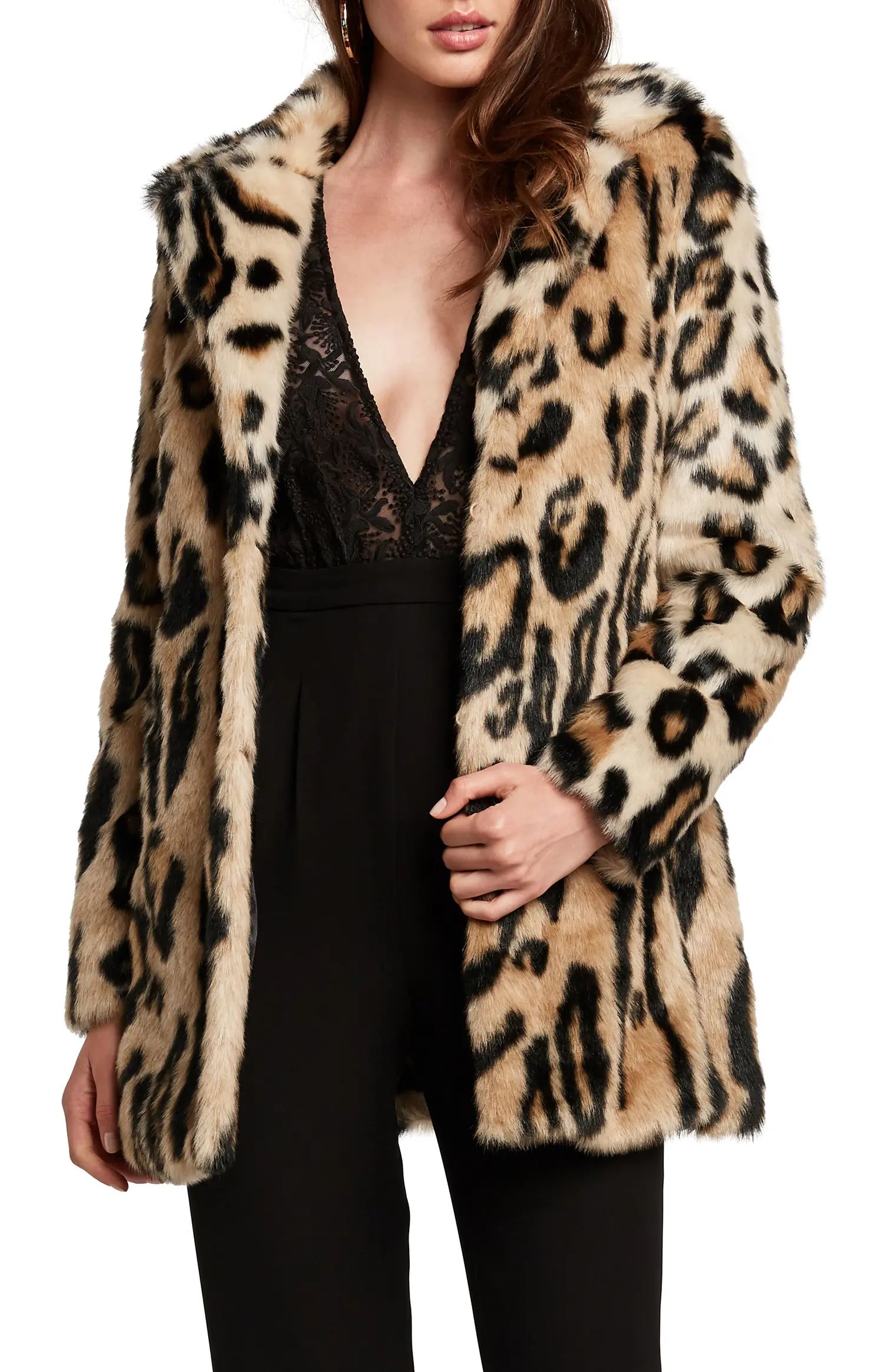 Animal Leopard Faux Fur Coat | Nordstrom