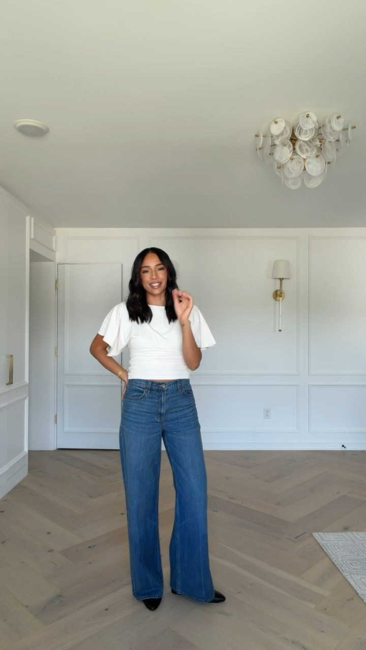 Your most loved in September! Wearing size S top and size 27 long high rise wide leg jeans (dark wash) 

fall outfit, fall fashion, abercrombie jeans, abercrombie denim, date night outfits, mom outfit, fall outfits women

#LTKSeasonal