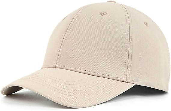 Zylioo XXL Fitted Hats for Men Big Heads, Closed Back Baseball Cap Cotton | Amazon (US)