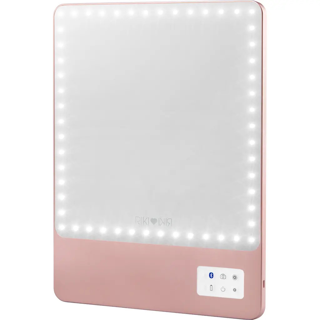 Riki Loves Riki 5X Skinny Lighted Mirror (Nordstrom Exclusive) $225 Value in Rose Gold at Nordstrom | Nordstrom
