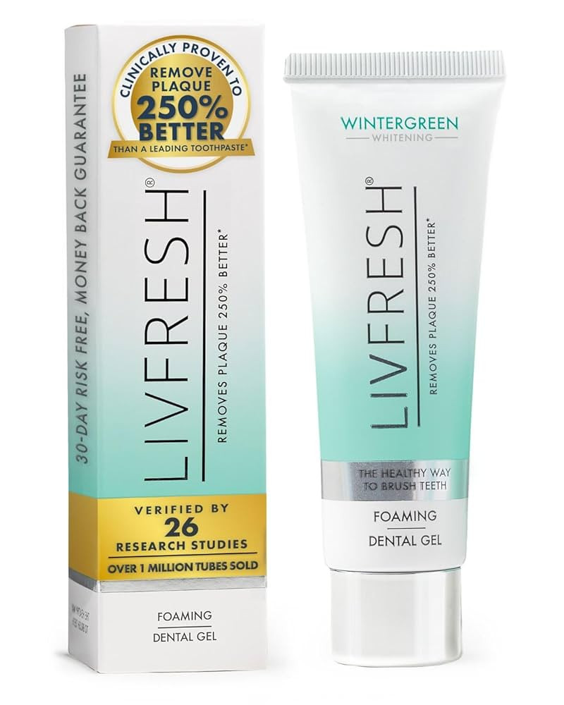 Toothpaste Gel, Clinically Proven to Remove Plaque 250% Better, Improves Gum Health 190% Better, ... | Amazon (US)