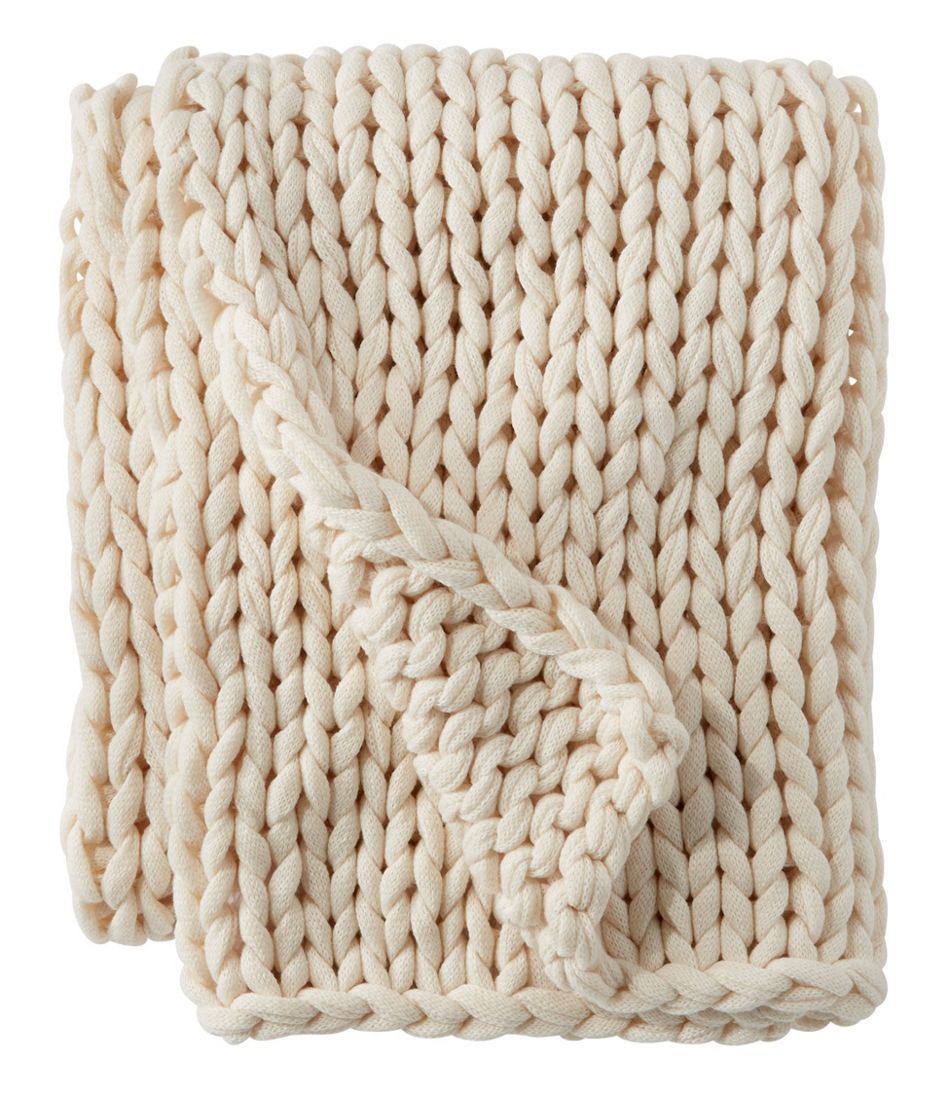 Chunky Knit Throw | L.L. Bean