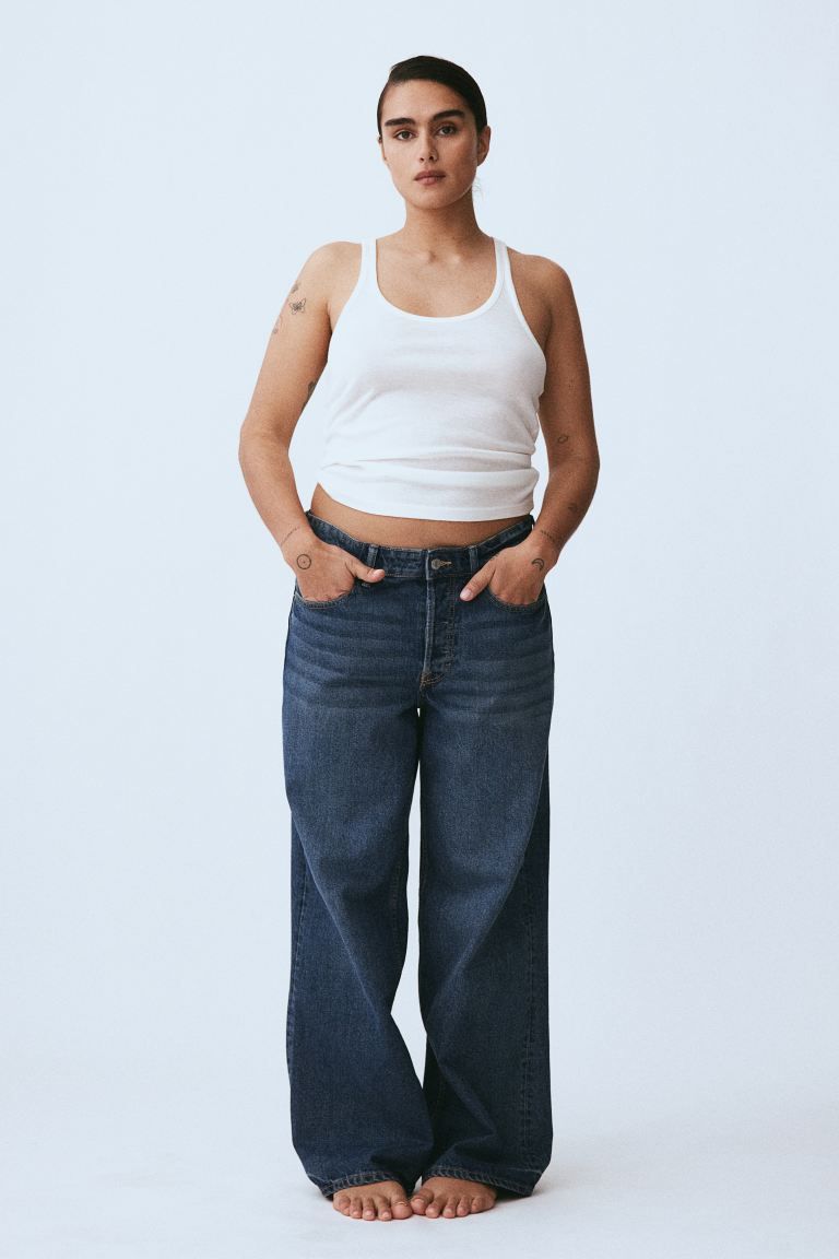 Baggy Wide Low Jeans | H&M (FR & IT & ES)