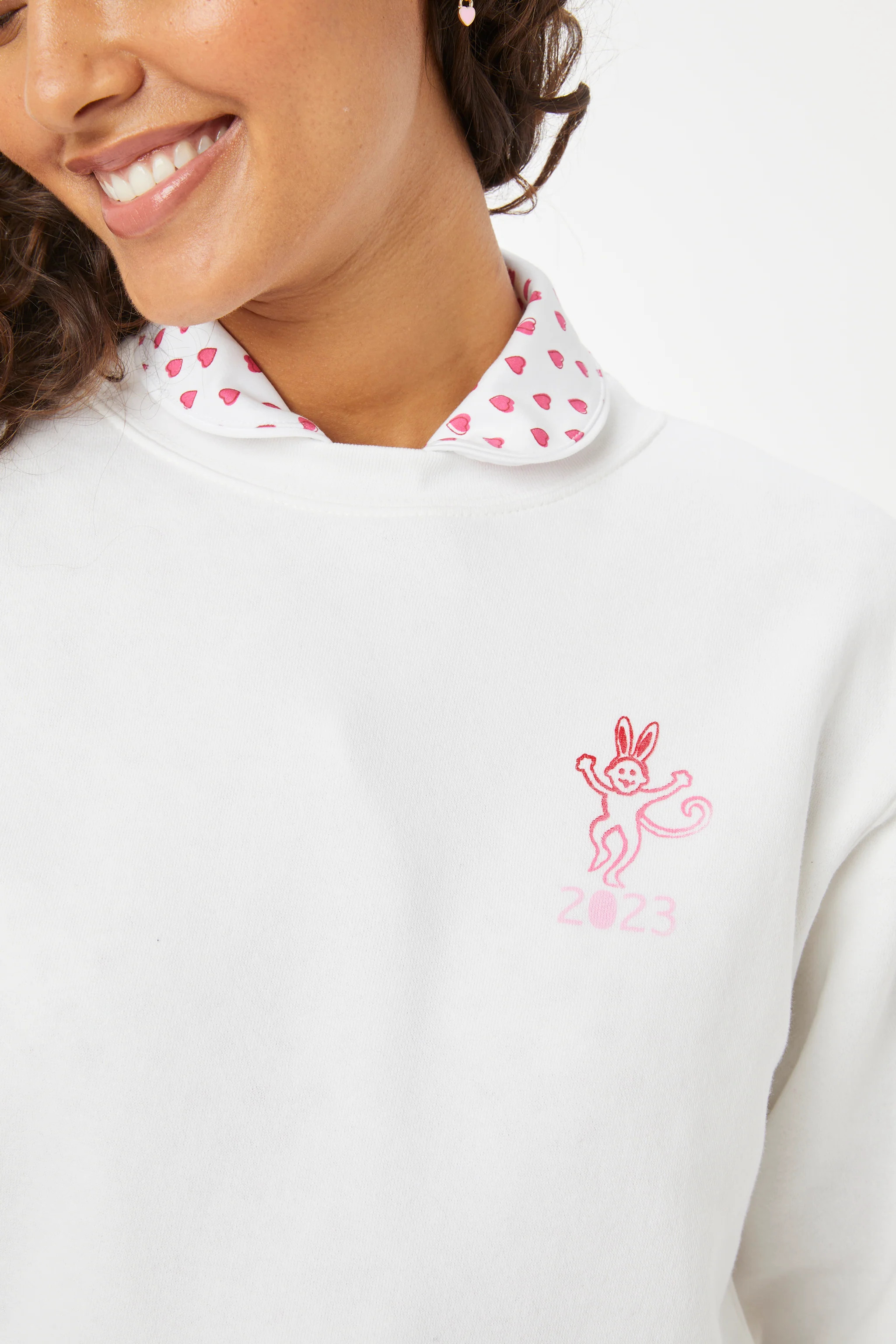 Lucky Roller Rabbit Sweatshirt | Roller Rabbit | Roller Rabbit