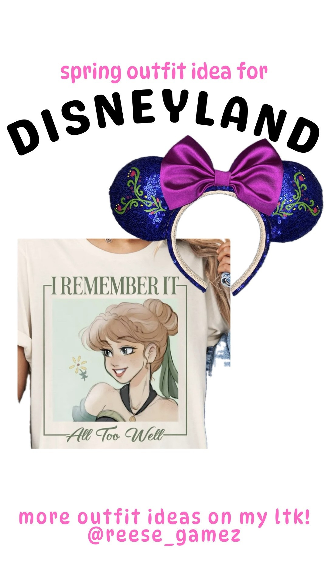 disney outfit, disneyland outfit, disney outfits, disneyland outfits, frozen outfit, disney princess outfit, anna outfit, elsa outfit, mickey ears, minnie ears

#LTKstyletip #LTKtravel #LTKSeasonal