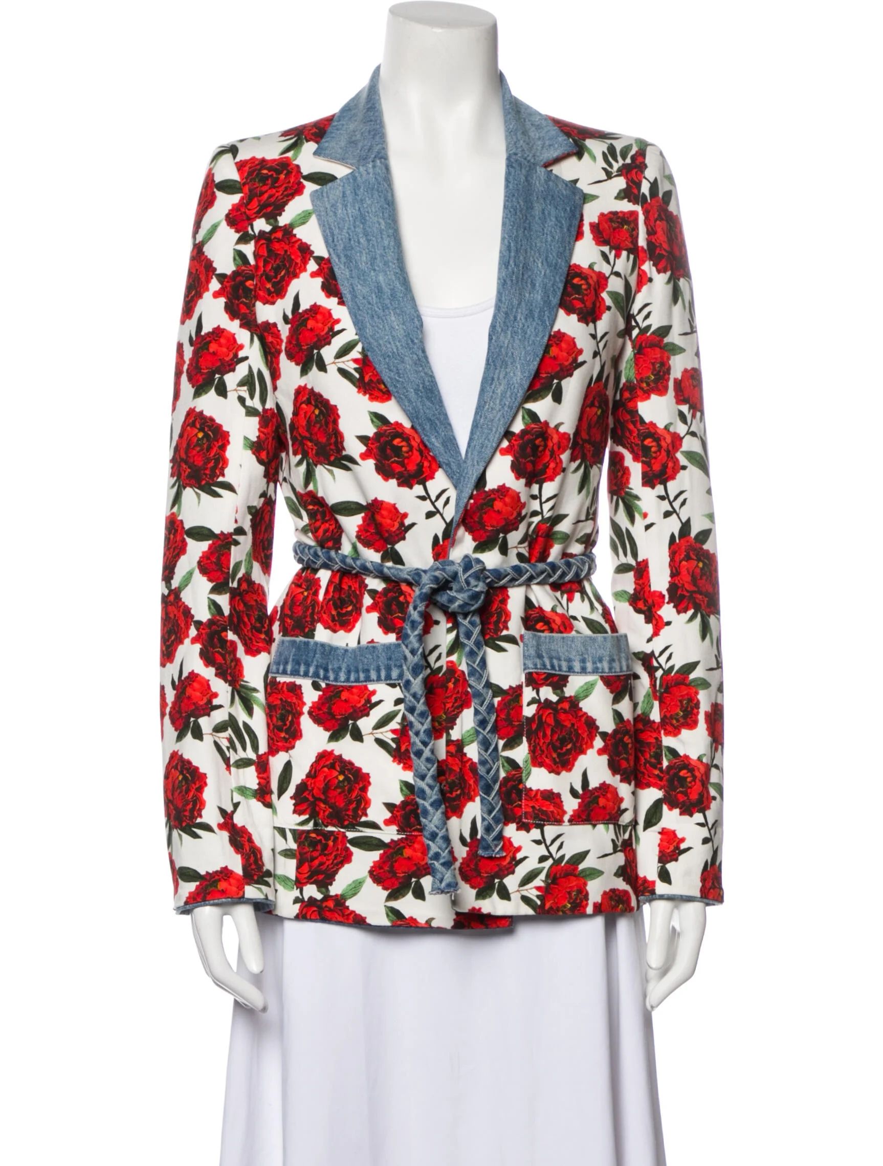 Floral Print Blazer w/ Tags | The RealReal