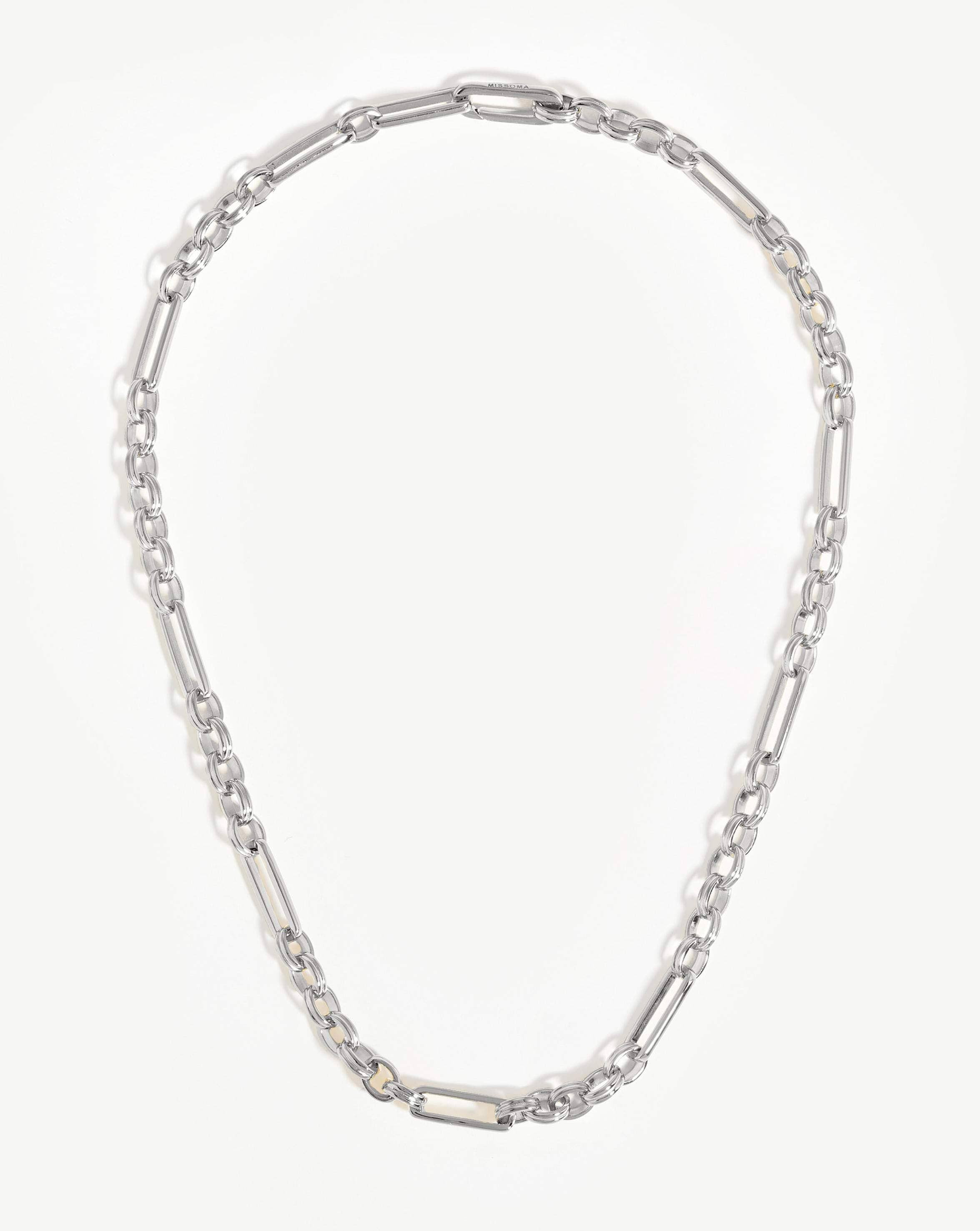 Axiom Chain Necklace | Silver Plated | Missoma UK