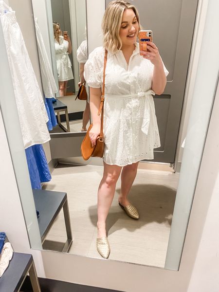This dress is just adorable! Perfect for a baby shower , graduation party, brunch, etc. the eyelet lace is so pretty and feminine. I love the tie to cinch you in at all the right places. I’m wearing a large.



#LTKSeasonal #LTKfindsunder50 #LTKmidsize