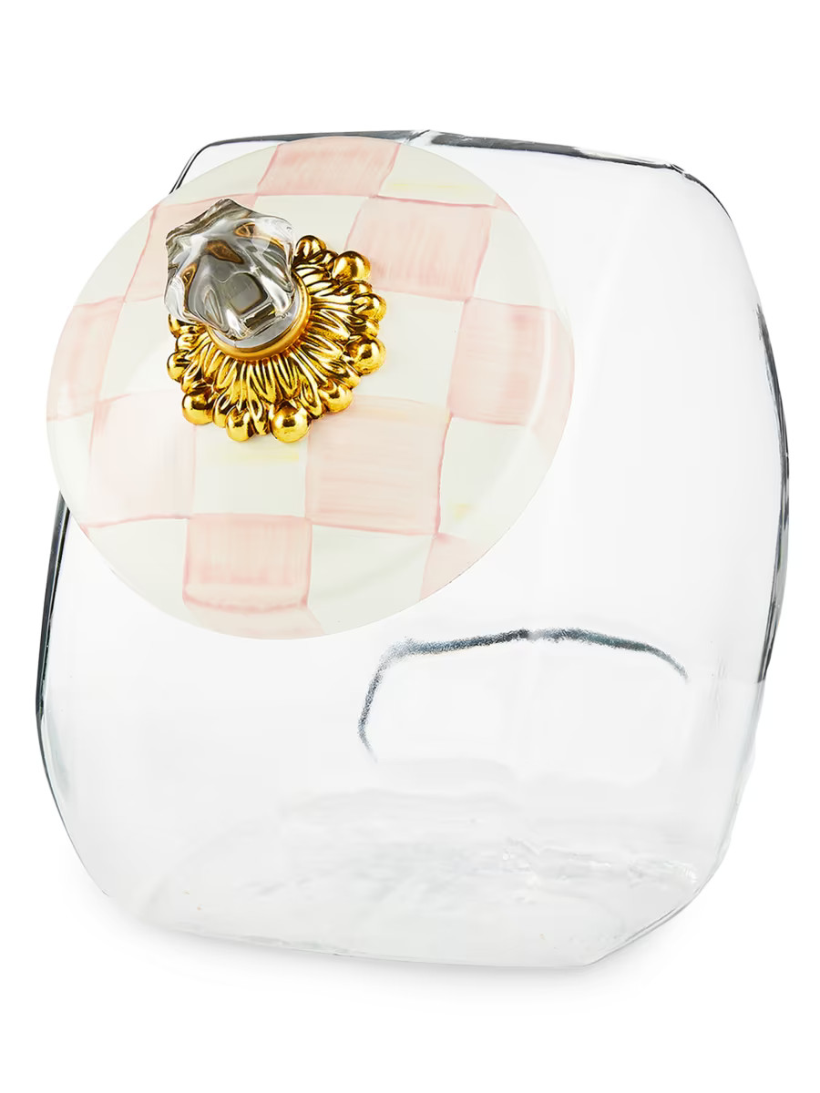 Rosy Check Lid Cookie Jar | Saks Fifth Avenue