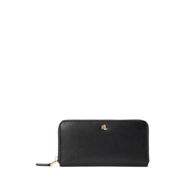 Leather Continental Wallet | Ralph Lauren (UK)