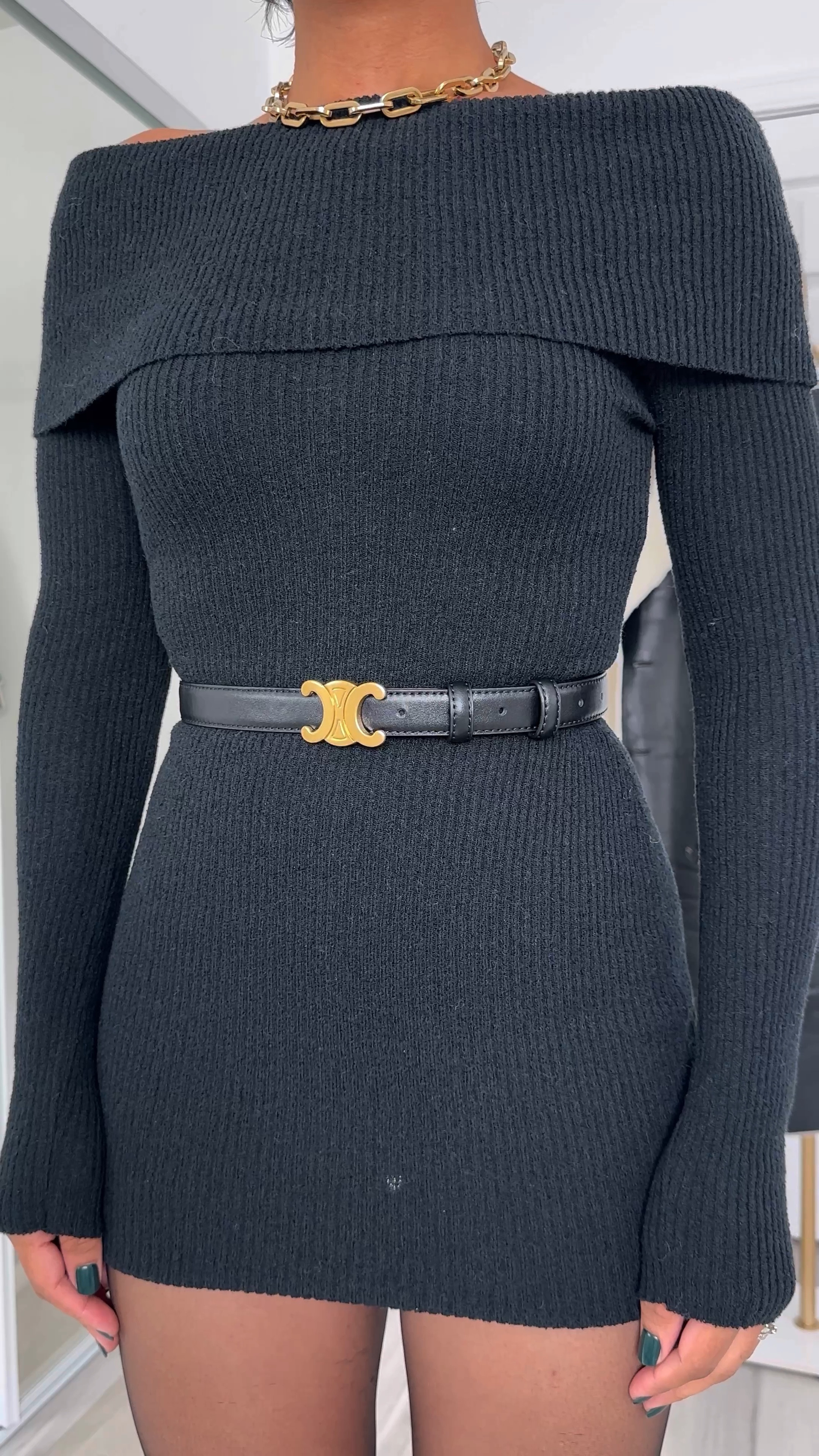 Dress, tights, and this cute reversible coat! Perfect coat for Fall/Winter🍂🍁

#coat #dress #jacket #tights #boots #falllook #fallfashion #falloutfit 

#LTKstyletip #LTKVideo #LTKSeasonal