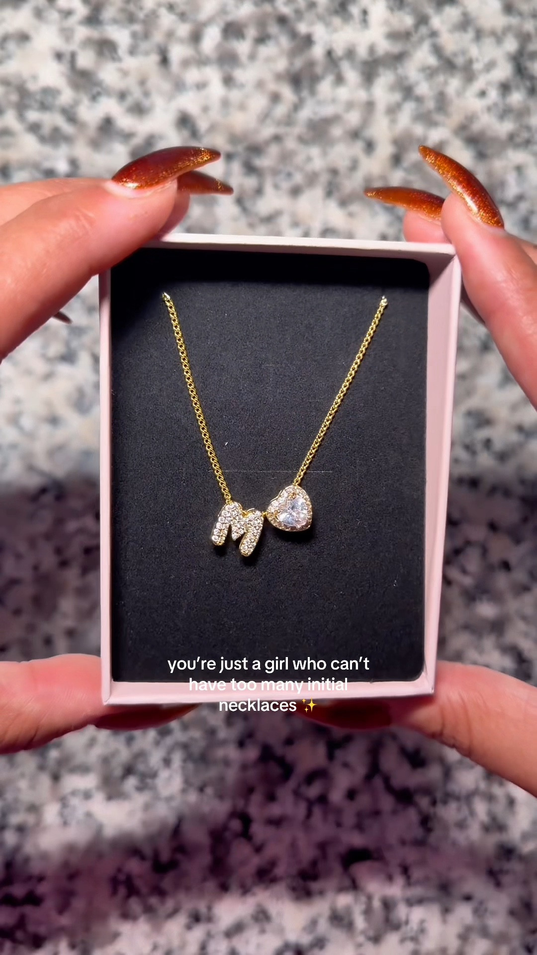 I have a bunch of initial necklaces but this HEART initial necklace? A must 😍 Save this for a holiday gift idea! 🎁 

#
initial necklace
heart necklace 
affordable jewelry 
necklace gift 
gifts for her 
gifts for teens 

#LTKGiftGuide #LTKFindsUnder50 #LTKStyleTip