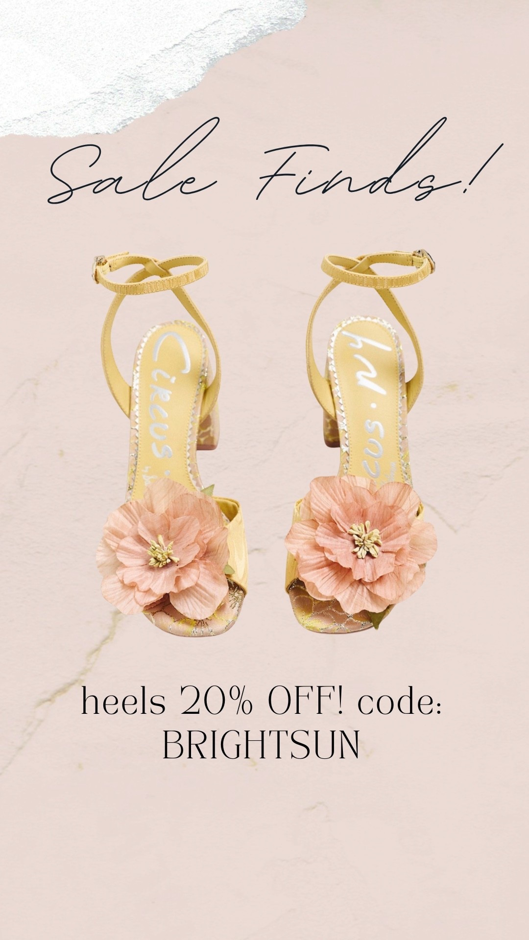 Sam Edelman flower heels on sale! Spring heels, wedding season, spring shoes 

#LTKSaleAlert #LTKootd #LTKWedding