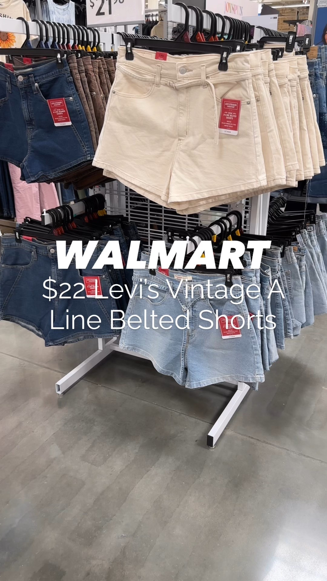 Run, don’t walk—Levi’s at Walmart?! 👀 These $22 vintage-inspired high-rise A-line shorts are a total summer must-have and one of the washes is marked down to just $14 right now! 😱 Flattering, comfy, and that classic Levi’s quality you know and love. I’m obsessed with the fit and still can’t believe I found these at Walmart. Fully stocked for now, but you already know they won’t be for long!

🎯 Comment SHOP for links before they’re gone!

Wearing a size 4 in both! 

Follow @styledinasnap_ for more finds that look high-end without the price tag 💸

#Walmart #WalmartFashion #WalmartFinds #Levis #LevisShorts #SummerStyle #AffordableFashion #BudgetFinds #LookForLess #styledinasnap #denimshorts #runDontWalk


#LTKSeasonal #LTKStyleTip #LTKOver40
