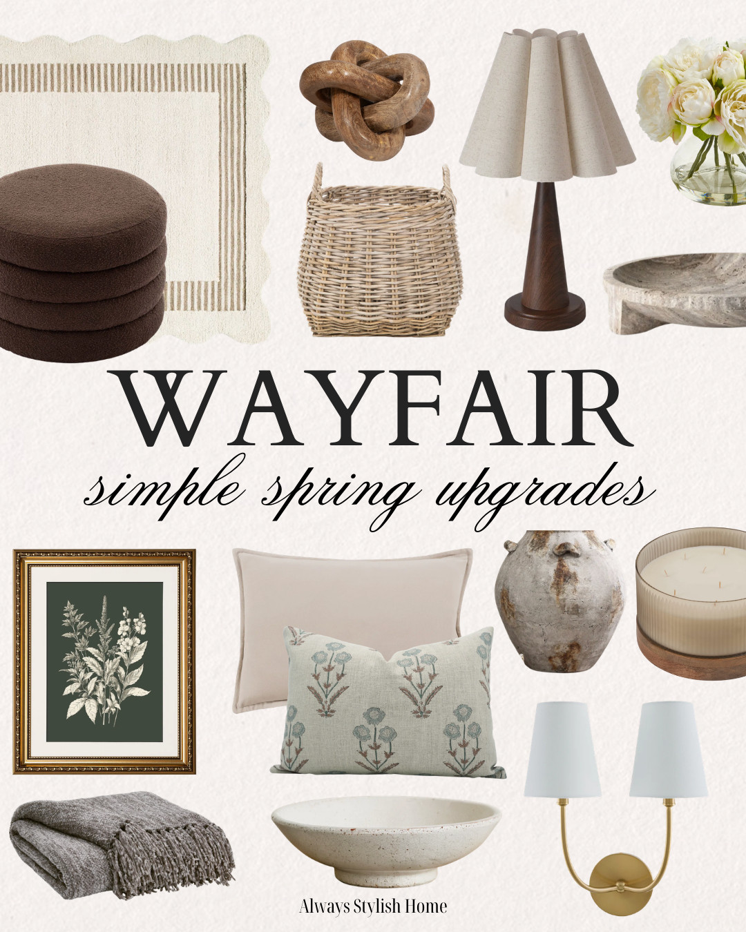 simple home upgrades from Wayfair that instantly elevate your space without a full makeover. From stylish lighting and cozy accent furniture to neutral decor and functional storage, these Wayfair home finds make it easy to refresh your home with small changes that make a big impact. Perfect if you love affordable home upgrades, neutral decor, and modern classic style.

#wayfairfinds #wayfairhome #homeupgrades #affordablehomedecor #neutralhomestyle #modernclassicdecor #homeinspo #wayfairdecor #simplehomestyle #ltkhome 

 #LTKSeasonal #LTKHome