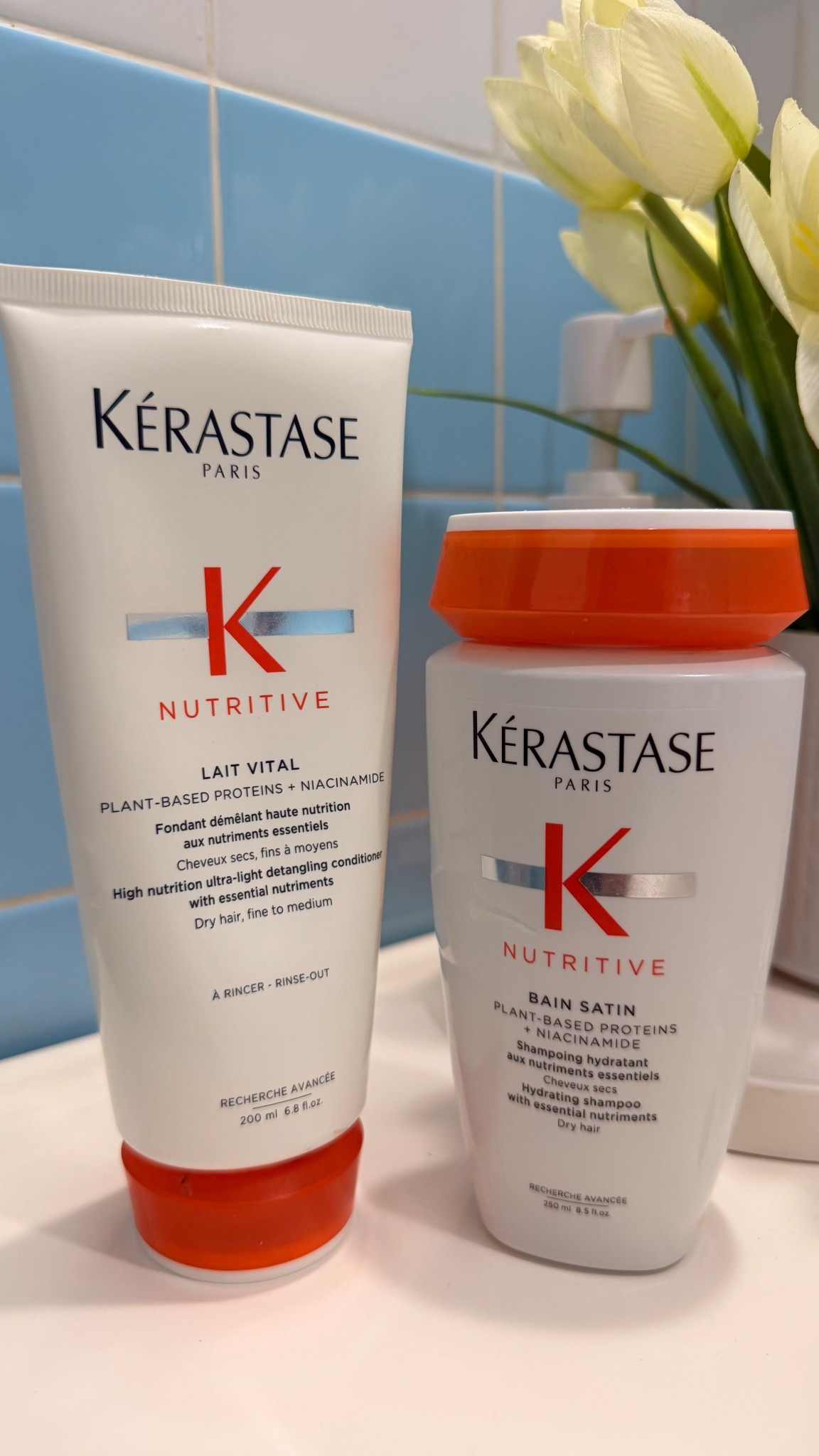 Kerastase hydrating shampoo & conditioner 