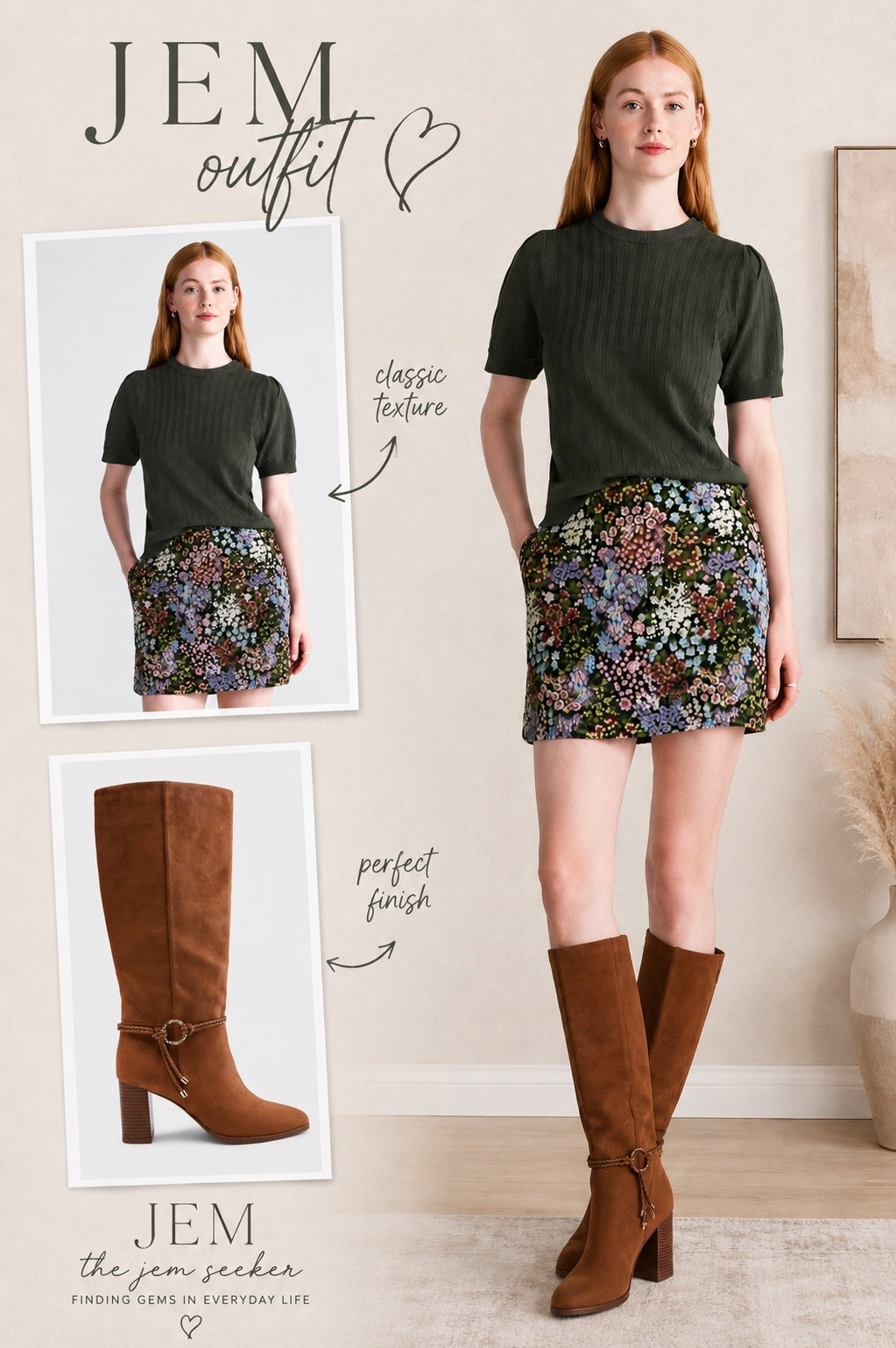 Fall florals + the perfect pair of boots 🍂🤎 This JEM outfit is giving effortless fall style—cute, polished, and so easy to wear. All the pieces are linked! ✨

#TheJEMSeeker #JEMOutfit #FallStyle #FallOutfitInspo #WalmartFashion #AffordableStyle #LTKStyle