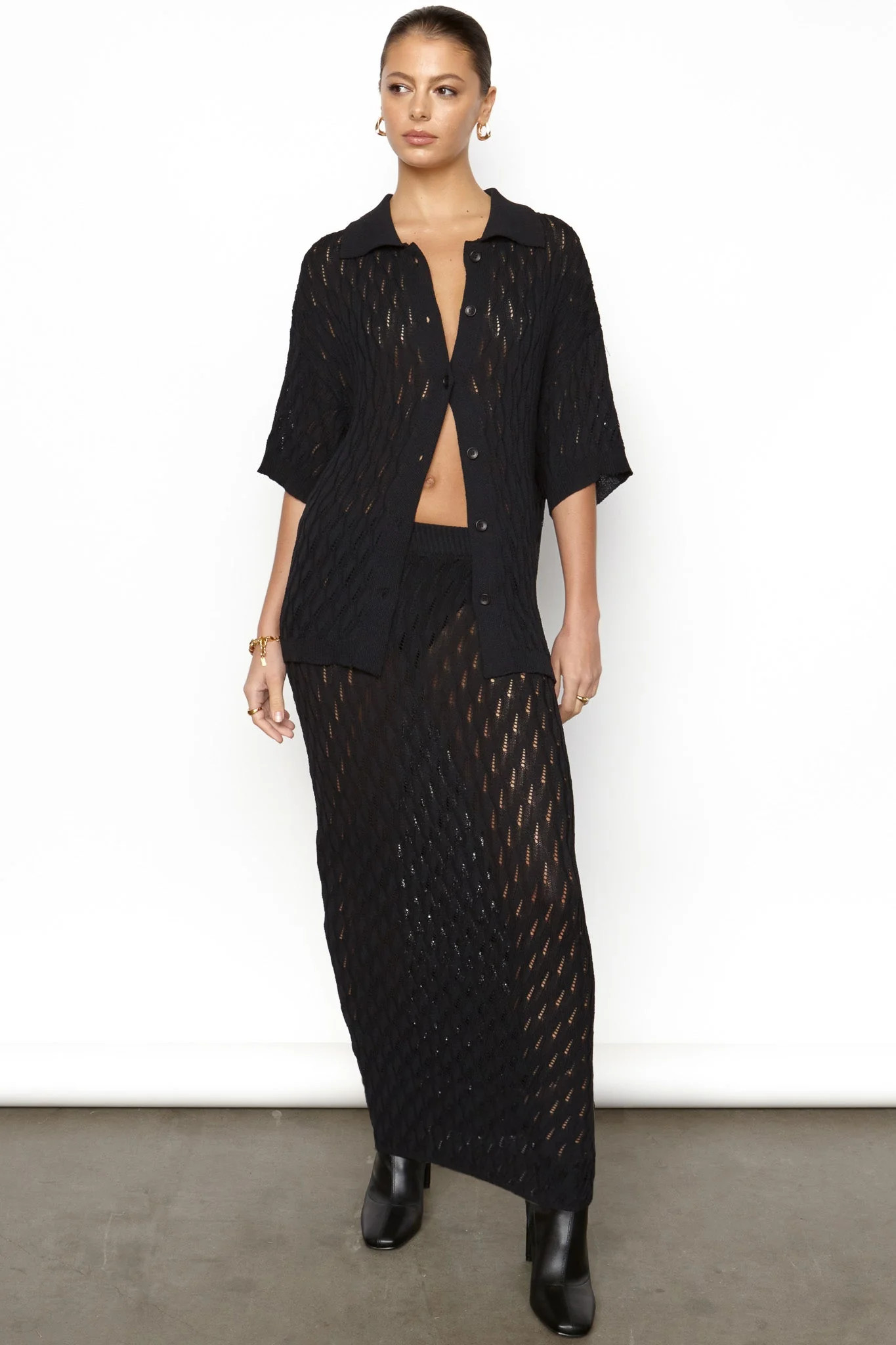 CLAIRE SKIRT - BLACK | SNDYS (global)