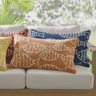 Seabreeze Fish Pillow | Grandin Road