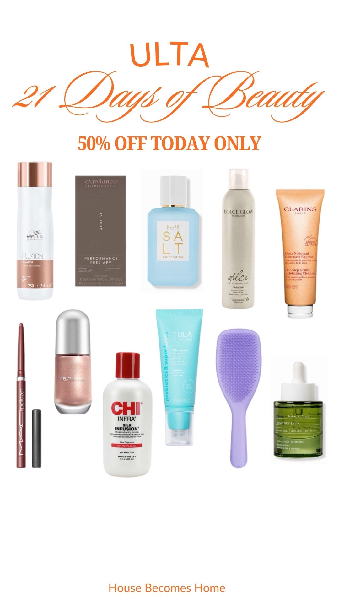 Ulta 50% off today only!!




#LTKBeauty #LTKmorningroutine #LTKSaleAlert