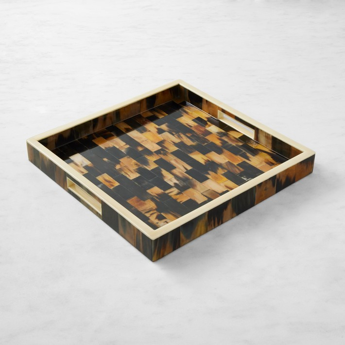 Horn and Bone Square Tray | Williams-Sonoma