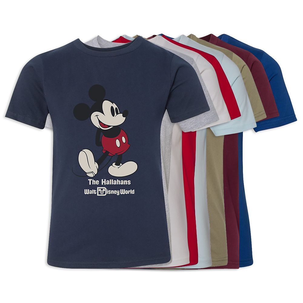 Kids' Walt Disney World Mickey Mouse Family Vacation T-Shirt – Customized | Disney Store