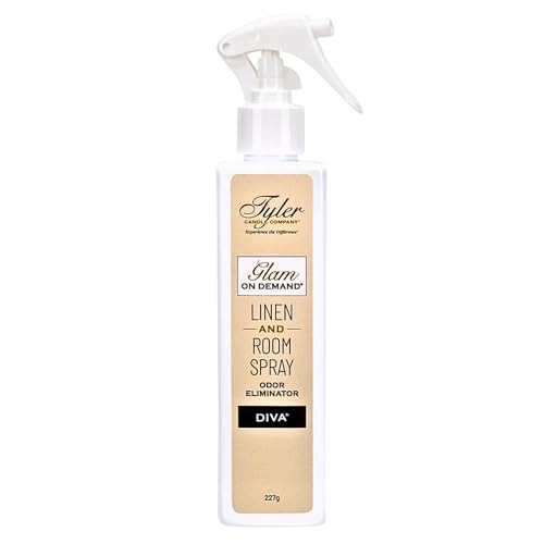 The Good Store Tyler Candle Company - Spray On Demand - Diva fragrance - 227g / 8oz, Clear Packaging | Amazon (US)