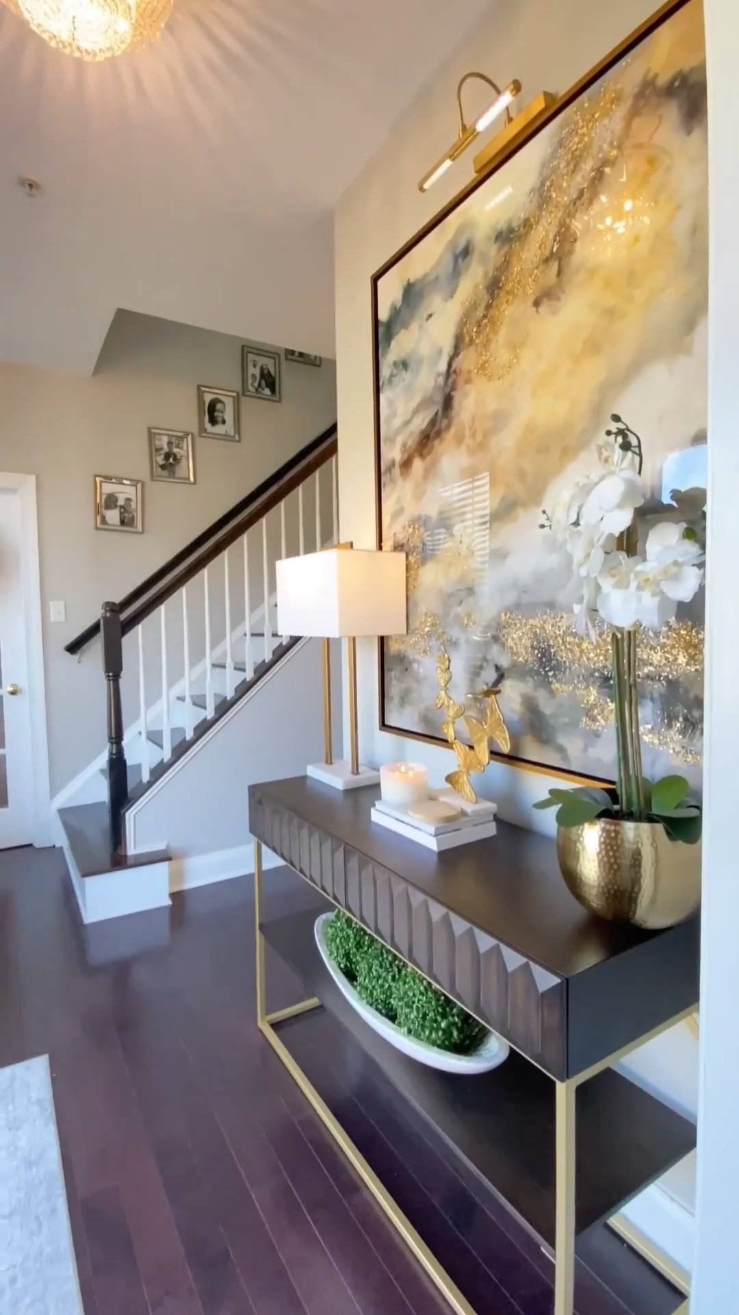 How to style your narrow entryway for Spring 🌷This gorgeous console table is back in stock and on sale 🙌🏾

#LTKSaleAlert #LTKHome