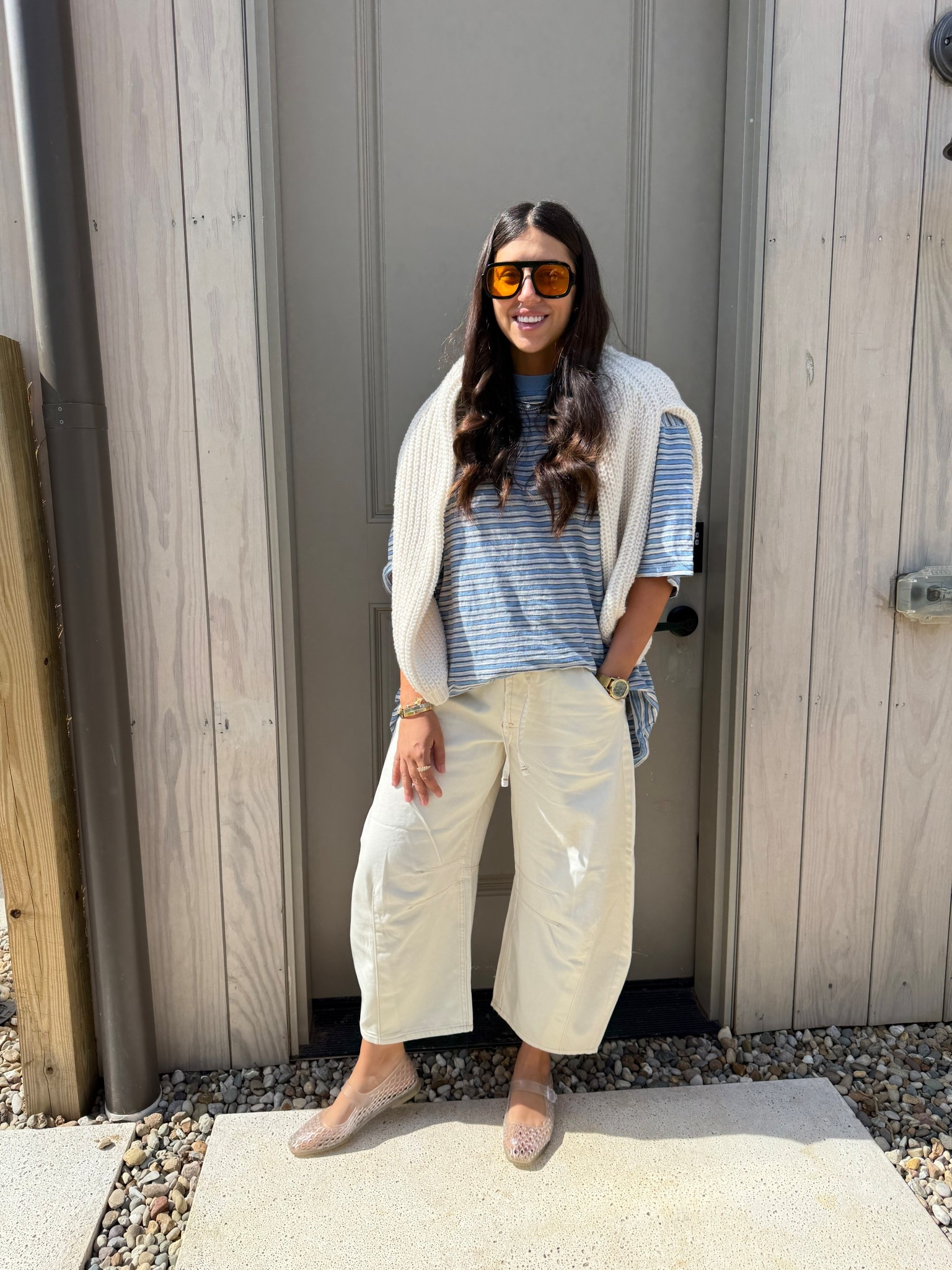 Just ordered a different color in this FP top! I really enjoy how easy it is to feed in! A elevated t shirt everyone needs💫

Top: medium 
Bottoms: medium petite 

Dressupbuttercup.com #dressupbuttercup #dederaad 

#LTKdayinmylife #LTKootd #LTKmomlife