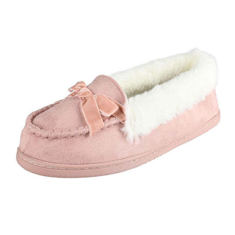 Jessica Simpson Womens Micro-Suede Moccasin with Velvet Bow | Target