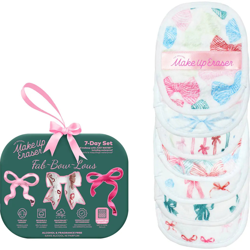 The Original MakeUp Eraser Fab-BOW-Lous 7-Day Reusable MakeUp Eraser Set at Nordstrom | Nordstrom