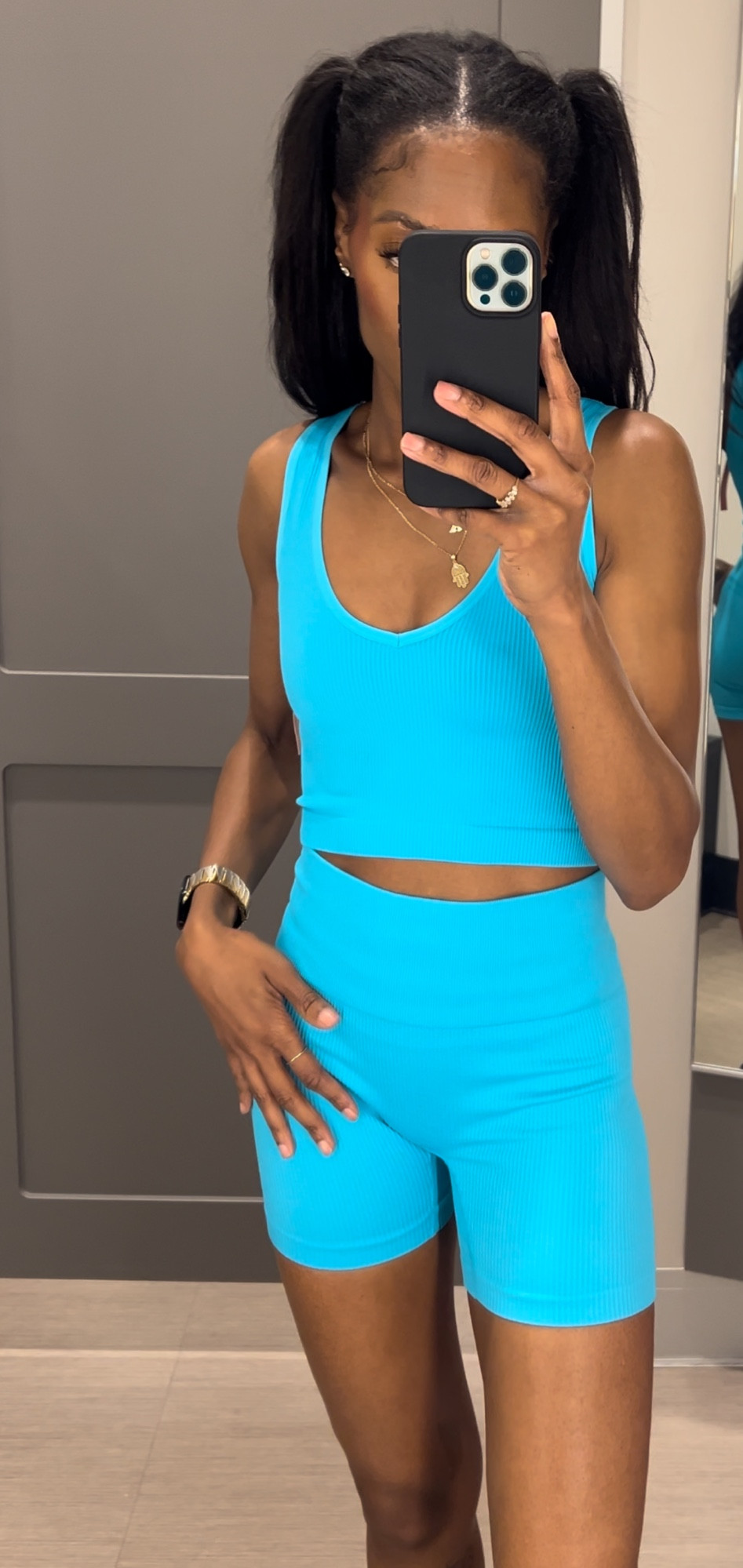 This lounge screams summer! Comfort and style in the house all season! 

Wearing a size small in both top and shorts. 

#LTKover40 #LTKstyletip