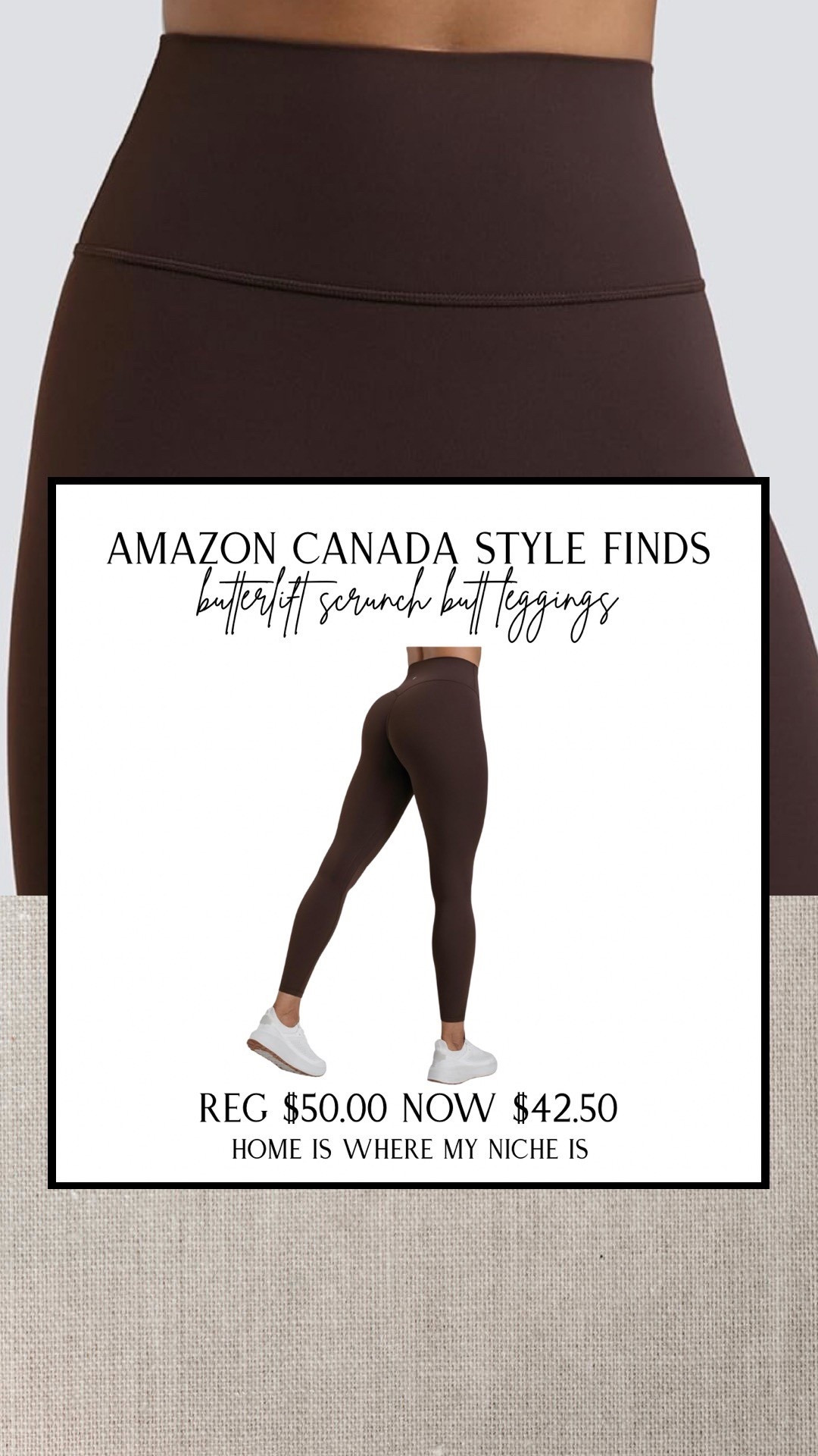 S T Y L E / butterlift scrunch butt booty shaping workout leggings in hot fudge brown 🔥

Amazon Canada | Fall Outfits

#LTKsale #LTKstyletip #LTKcanada