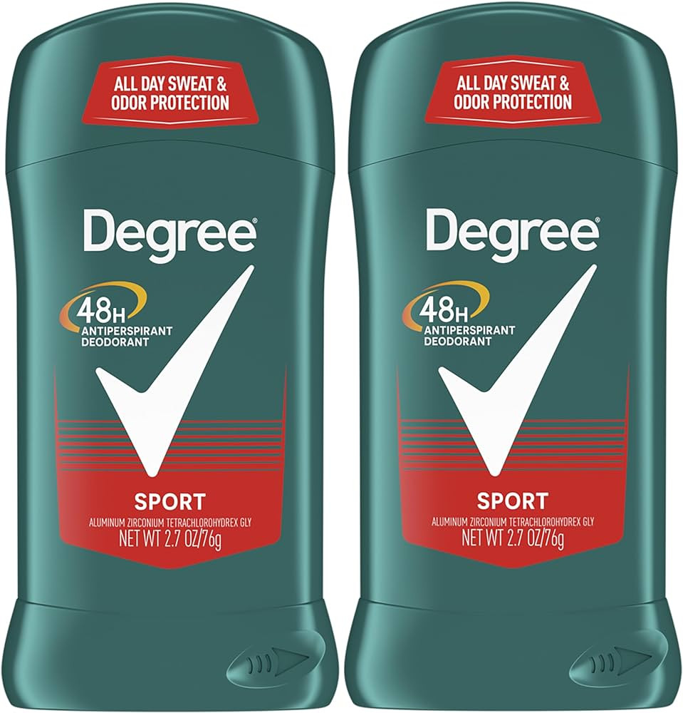 Degree Men Original Antiperspirant Deodorant for Men, Pack of 2, 48-Hour Sweat and Odor Protectio... | Amazon (US)