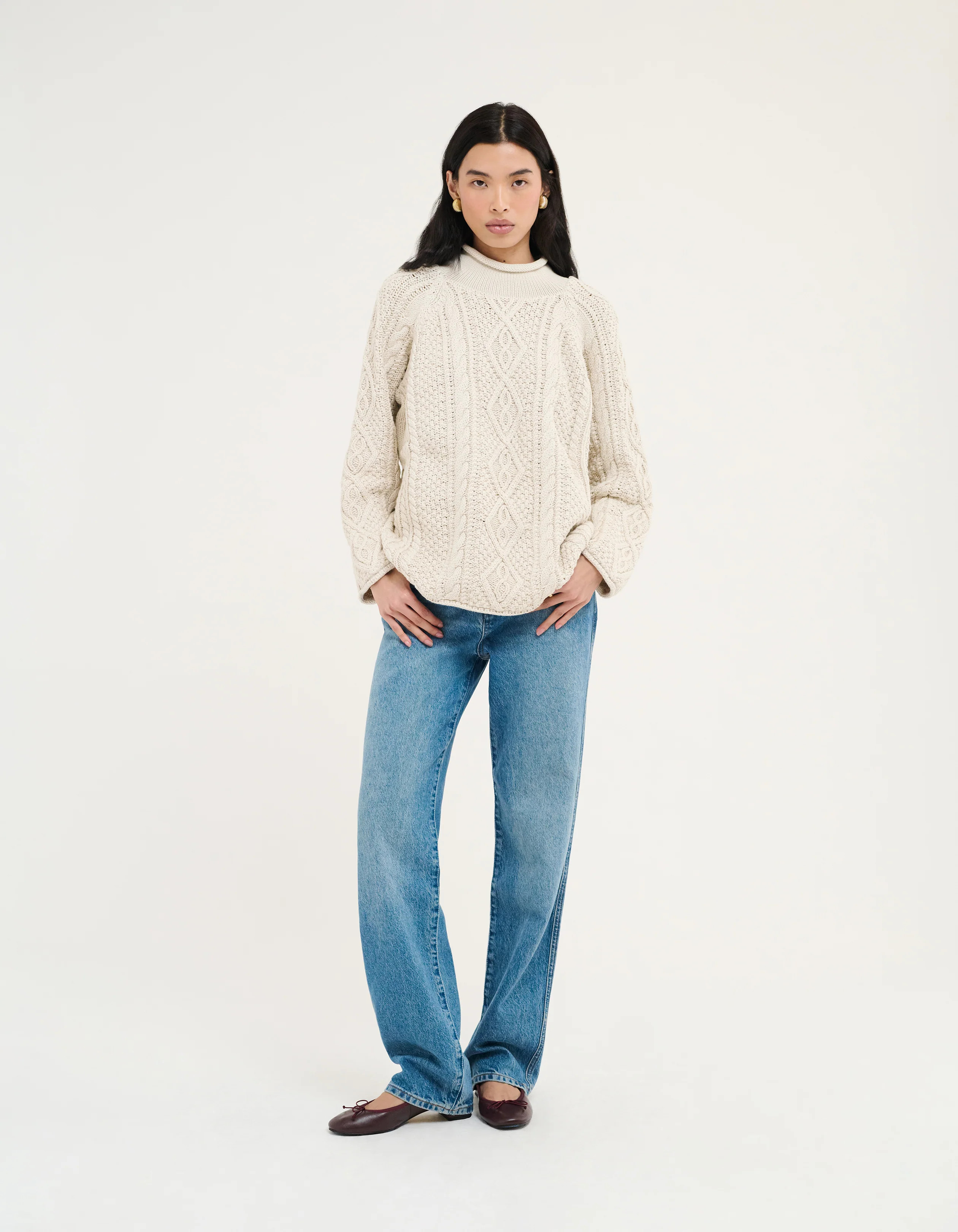 Dockside Sweater in Cream | Shop Vintage Inspired Sweaters | Rumored