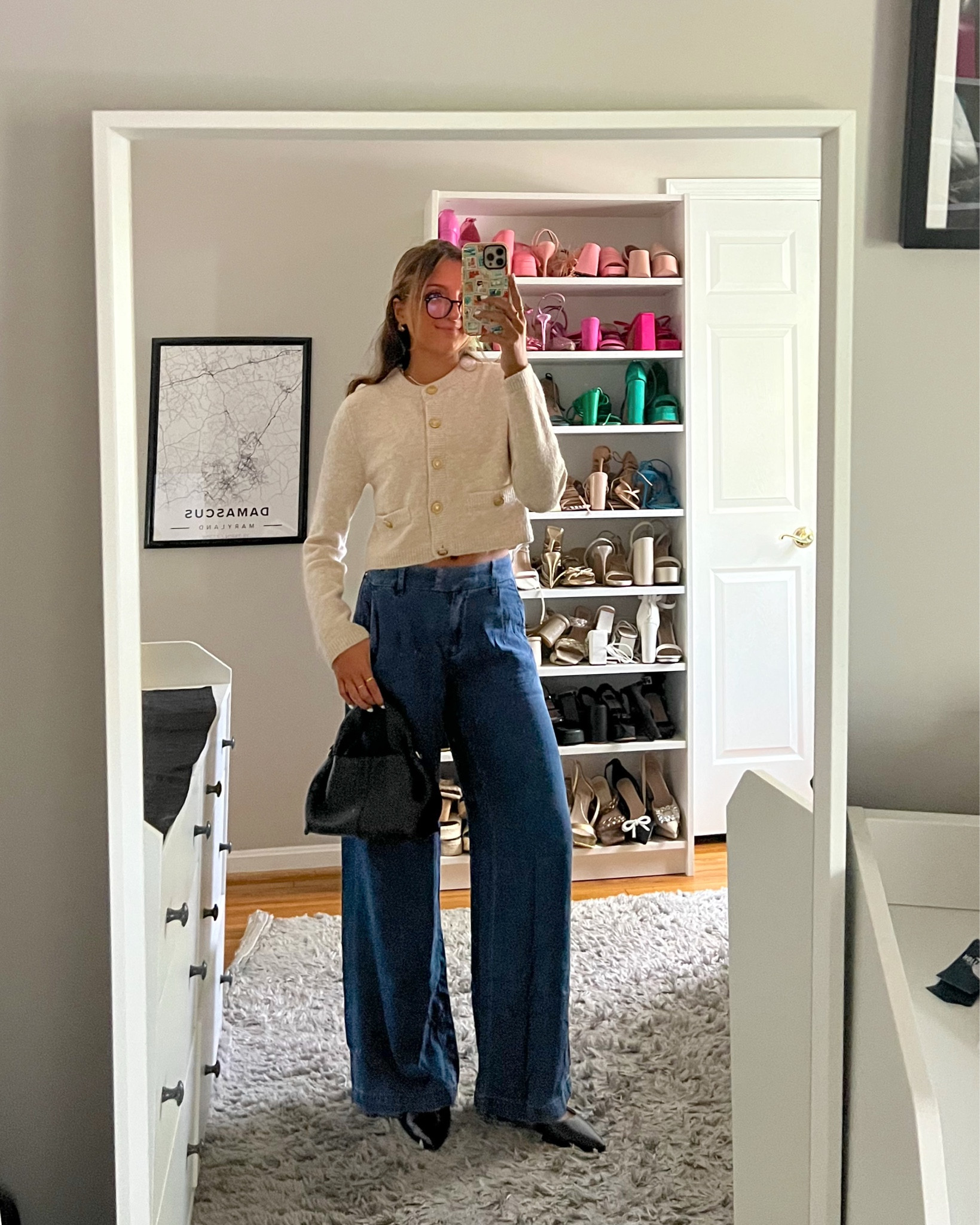 business casual outfit ideas from American Eagle. these preppy pieces make for the cutest office outfit! 👩🏼‍🏫💕

wearing a 000R in the trouser pants (I’m 5’2) and a S in the sweater  