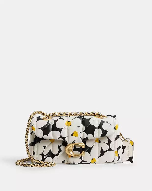 Tabby Shoulder Bag 20 With Quilting And Floral Print | Coach (UK)