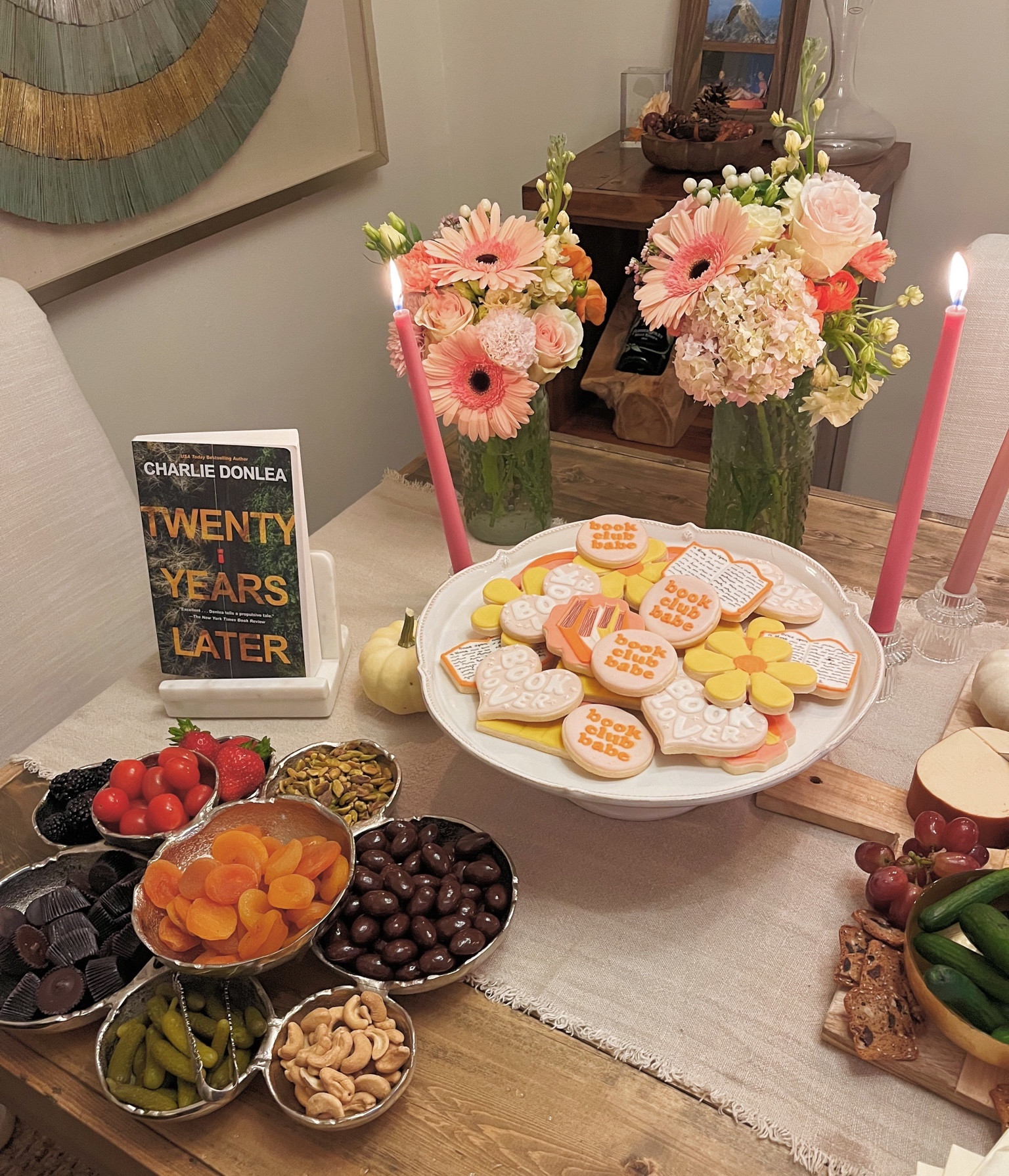 Book club set up!!

#LTKfindsunder50 #LTKparties #LTKfindsunder100