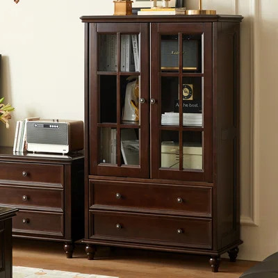 American style large storage bookcase | Wayfair North America