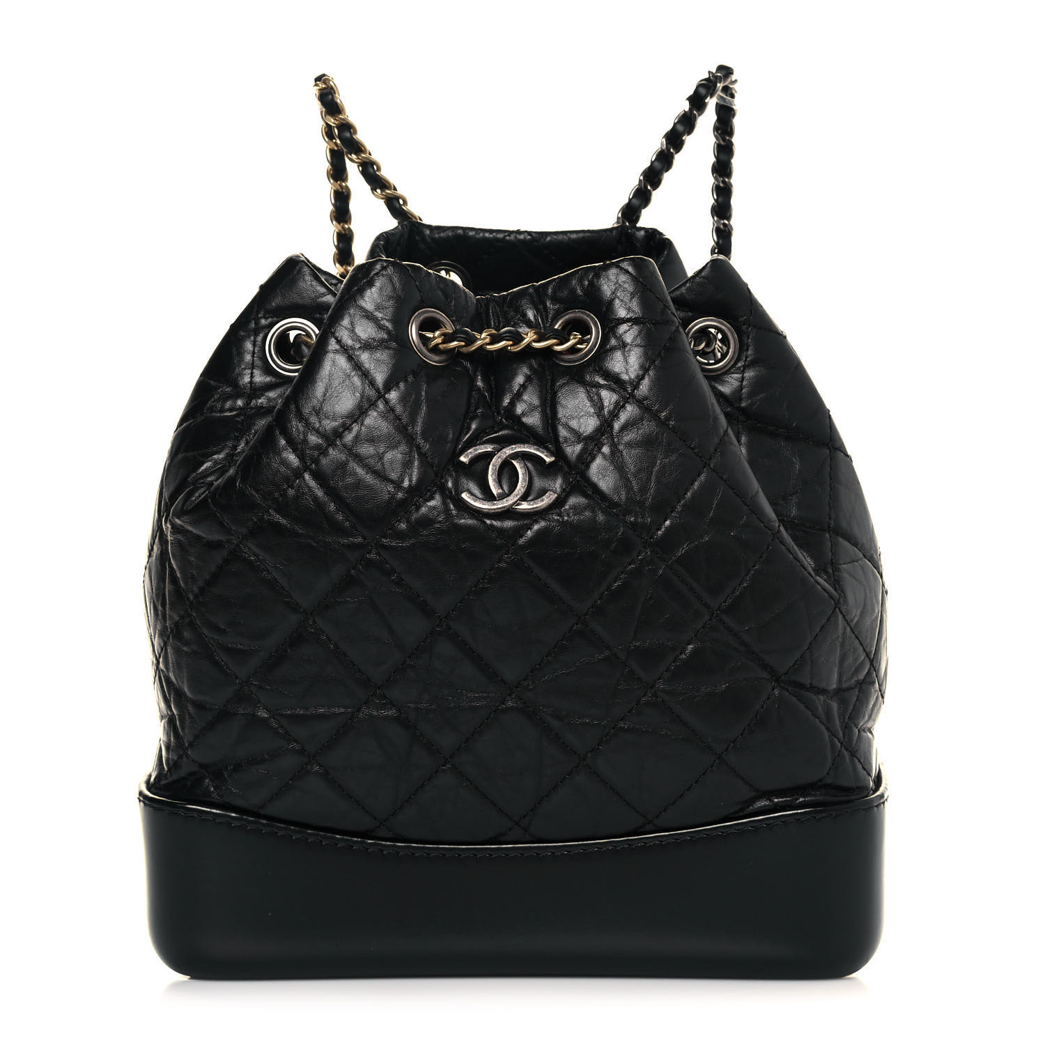 CHANEL

Aged Calfskin Quilted Small Gabrielle Backpack Black | Fashionphile