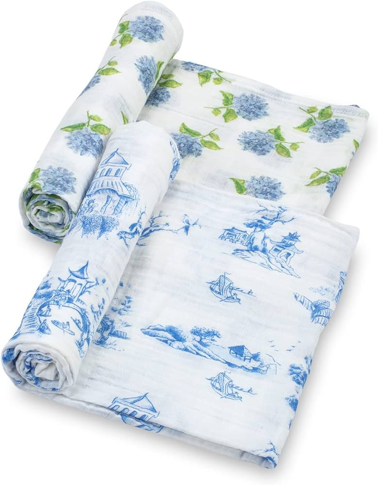 LollyBanks Swaddle Blanket | 100% Muslin Cotton | Newborn and Baby Nursery Essentials for Girls,... | Amazon (US)